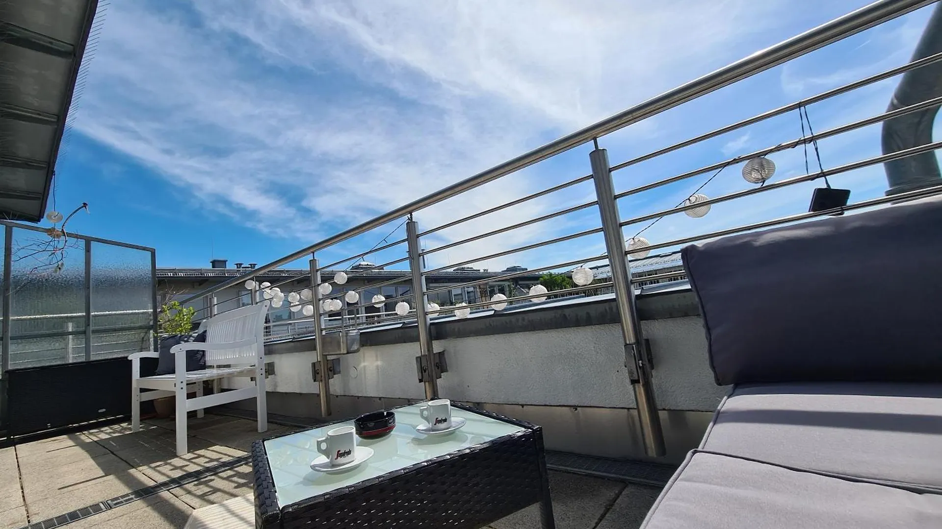 Daire Ridler Theresienwiese, Parking & Rooftop Terraces 2 Room Münih Almanya
